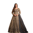 thumbnail image 1 of Custom Made Indian Designer Long Anarkali Wedding Gown Style Dress Kurti Women Gown Set, 1 of 5