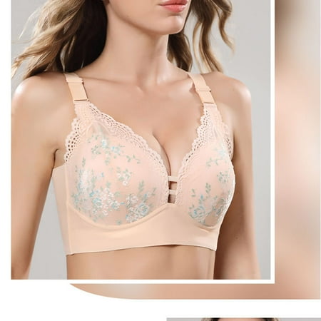 

hoksml Comfortable Bras for Women Women s No Steel Ring Lactation Vest Bra Back Adjustment Yoga Running Bra