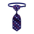 thumbnail image 3 of Yhmxh 4th of July Pet Necktie, Adjustable American Flag Collar Bows Patriotic Red White Blue Star Stripes Dog Cat Bow Tie Collar, Cute Independence Day Pet Costume Accessory for Small Medium Pets, 3 of 7