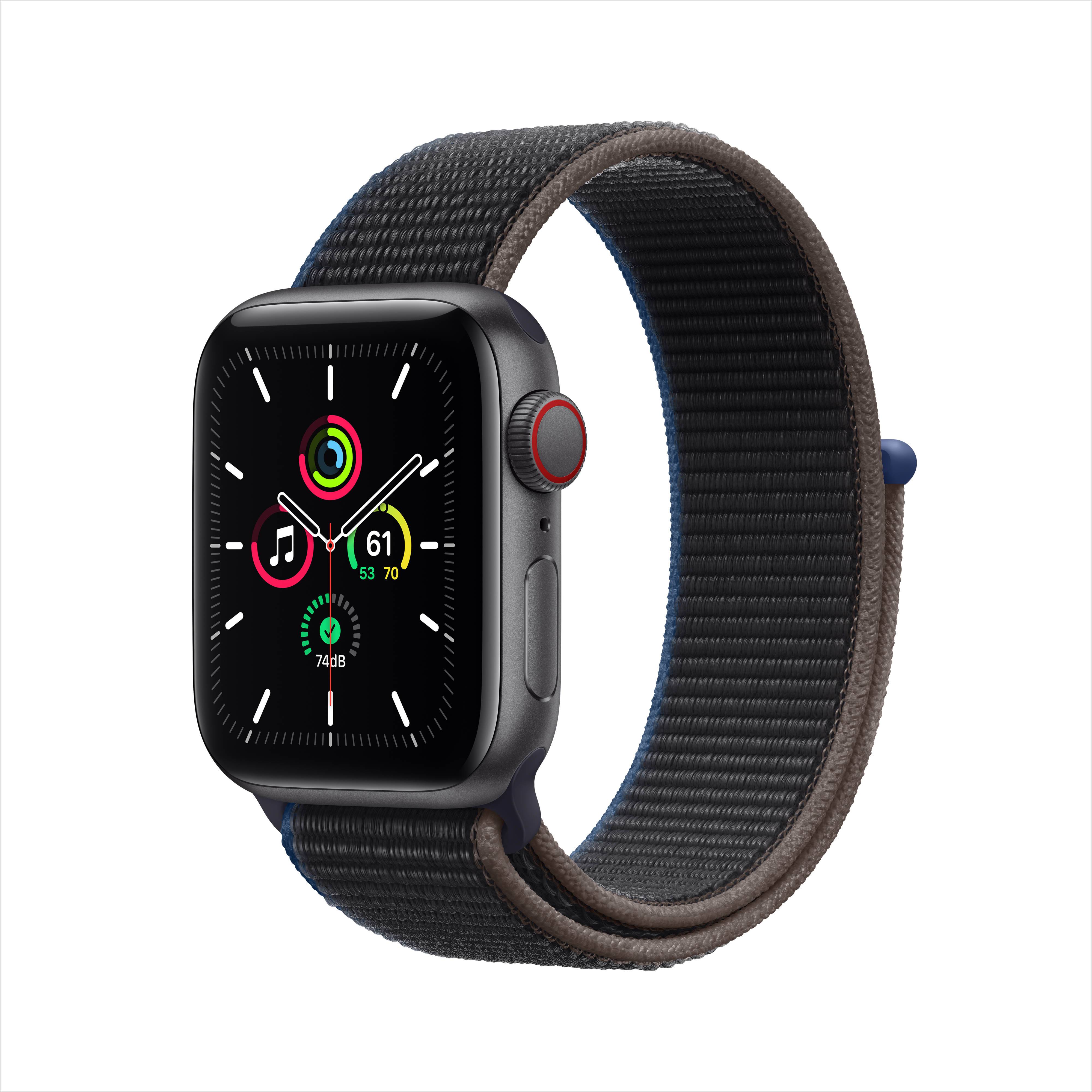Apple Watch SE GPS + Cellular, 40mm Space Gray Aluminum Case with Charcoal  Sport Loop - Walmart.com