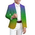 thumbnail image 4 of JAJAHO Carnival Boys Suit Jackets For Kids 3-14 Years Formal Wear Comfortable Fit Long Sleeve Button Up Blazer Rave Party, 4 of 4