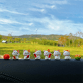 thumbnail image 2 of Adornos de gatos de la suerte, juego de 8 figuras de gatos de la riqueza, miniatura de la fortuna, lindo gatito de resina, adorno para escritorio, 2 of 6