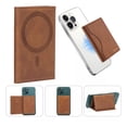 thumbnail image 3 of Billetera Wallet Pro Premium para iPhone Magsafe Piel vegana Marron MR. GADGETS, 3 of 10
