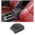 thumbnail image 2 of Almohadilla protectora para reposabrazos de consola central, de cuero sintético, para interior de coche 2009-2014, color negro, 2 of 5