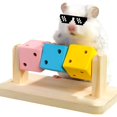 thumbnail image 3 of BESTSKY 2026 New Hamster Enrichment Toys,Hamster Toys,Hamster Chew Toys,Wooden Small Animal Cage Accessories,For Syrian & Dwarf Hamsters,Gerbils,Rats, 3 of 7