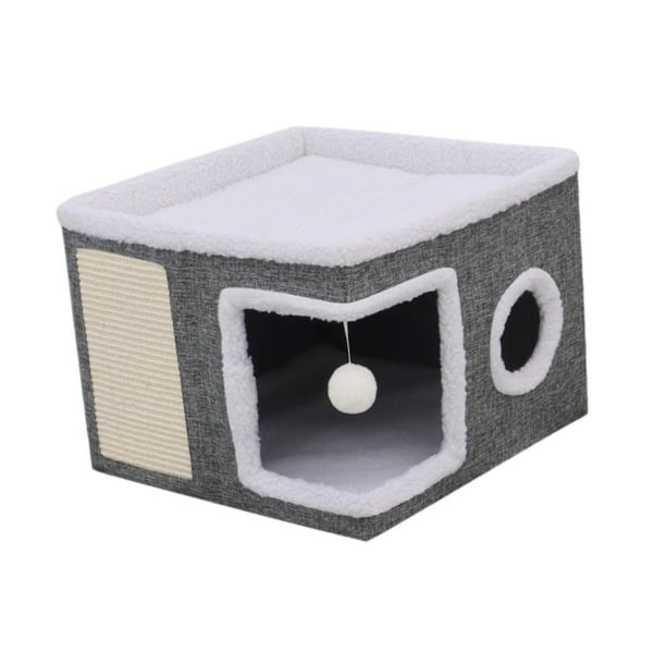 Arranhador Para Gatos CATBOAT Casa Para Gatos De Pisos Para Cama