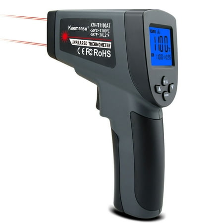 

Meterk Digital Thermometer Two Laserlines Non- Object Temperature Measurement Tool Handheld ℃ ℉ Switchable Measuring Device With Data Hold Low Battery Alarm Function