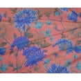 thumbnail image 4 of oneOone Polyester Lycra Dark Peach Fabric Leaves & Floral Artistic Fabric For Sewing Printed Craft Fabric By The Yard 56 Inch Wide, 4 of 4