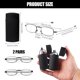 thumbnail image 1 of Paquete de 2 lupas plegables con estuches, mini lupas compactas portátiles for lectura, costura y trabajo detallado, compatibles con hombres y mujeres, 1 of 5