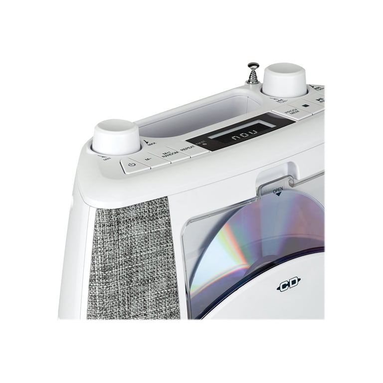 Jensen Portable Bluetooth CD Music System with FM Stereo Radio, CD