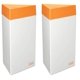 thumbnail image 3 of JUEGO 2 CONT. BLANCO TRIANG. T/NARANJA 3L OLALA Modern, 3 of 3