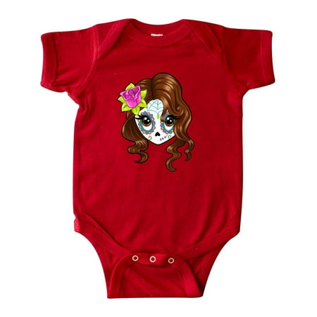 

Inktastic Cute Sugar Skull Girl Gift Baby Boy or Baby Girl Bodysuit
