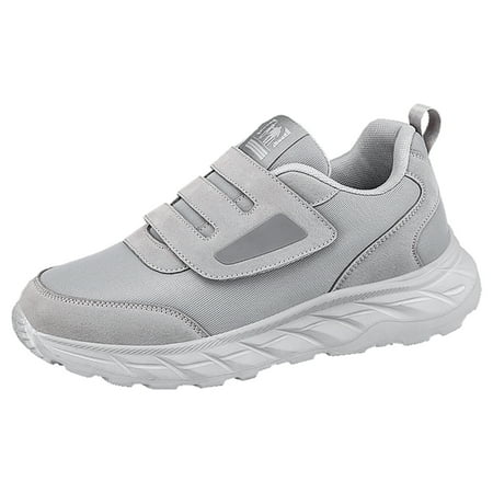 Fauean Womens Sneakers Lightweight Hiking Shoes Comfortable Running Shoes for Daily Wear Grey Size 38