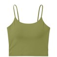 thumbnail image 5 of FNFYFH Tank Tops with Built in Bras for Women Spaghetti Strap Crop Tank Tops Gym Yoga Tank Tops, 5 of 6