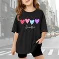 thumbnail image 6 of shqvo Toddler Shirts Girls Regular Fit Round Crew Neck Spring Summer Short Sleeve T-Shirts for Kid Girl Daily Pullover Basic Soft T Shirts Everyday Tee Soft Breathable Girls Tee, 6 of 6