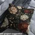 thumbnail image 2 of Feelyou Vintage Flower Fabric by the Yard 1 Yard for Teens, Mid Century Sewing Fabric, Rustic Floral Home Decor Fabric by the Yard, Super Cozy Room Decor, 2 of 6