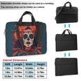thumbnail image 2 of ZICANCN Laptop Case 13 inch, Mexico Death Holiday Wreath Work Shoulder Messenger Business Bag for Women and Men, 2 of 7