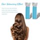 thumbnail image 4 of 2 pinzas para la raíz del cabello para dar volumen al instante, pinzas rizadoras para peinar sin calor, color azul., 4 of 5