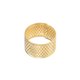 thumbnail image 3 of Dedal de metal Uxcell anillo amarillo dedales 5 paquetes, 3 of 5