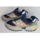 thumbnail image 2 of Rare Vtg New Balance NB 574 V2 Sport Mens Sz 9.5 Tan/Navy/Brown Suede colorblock, 2 of 6
