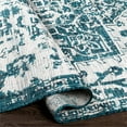 thumbnail image 5 of Eagean EAG-2378 5'3" x 7'3" Oval Rug in Blue and White, 5 of 6
