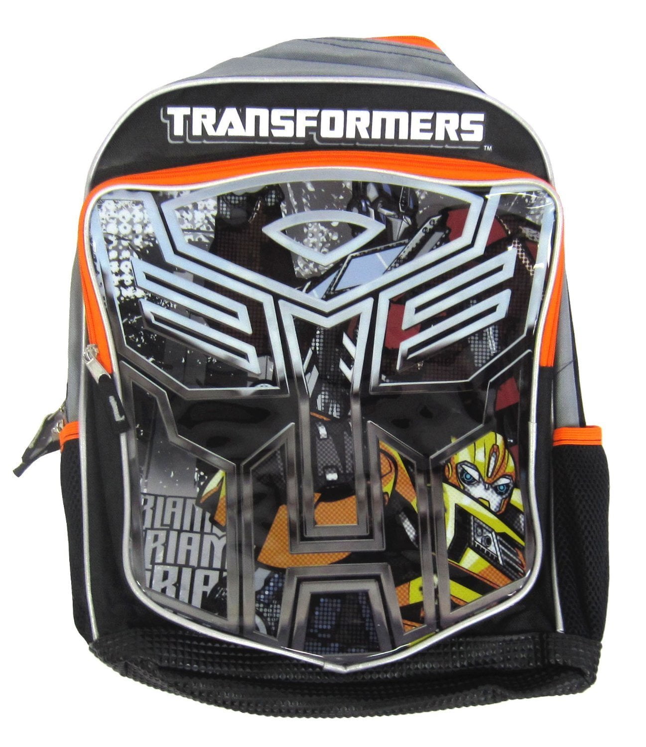 Transformers Bumblebee Optimus Prime Boys 16" Backpack 