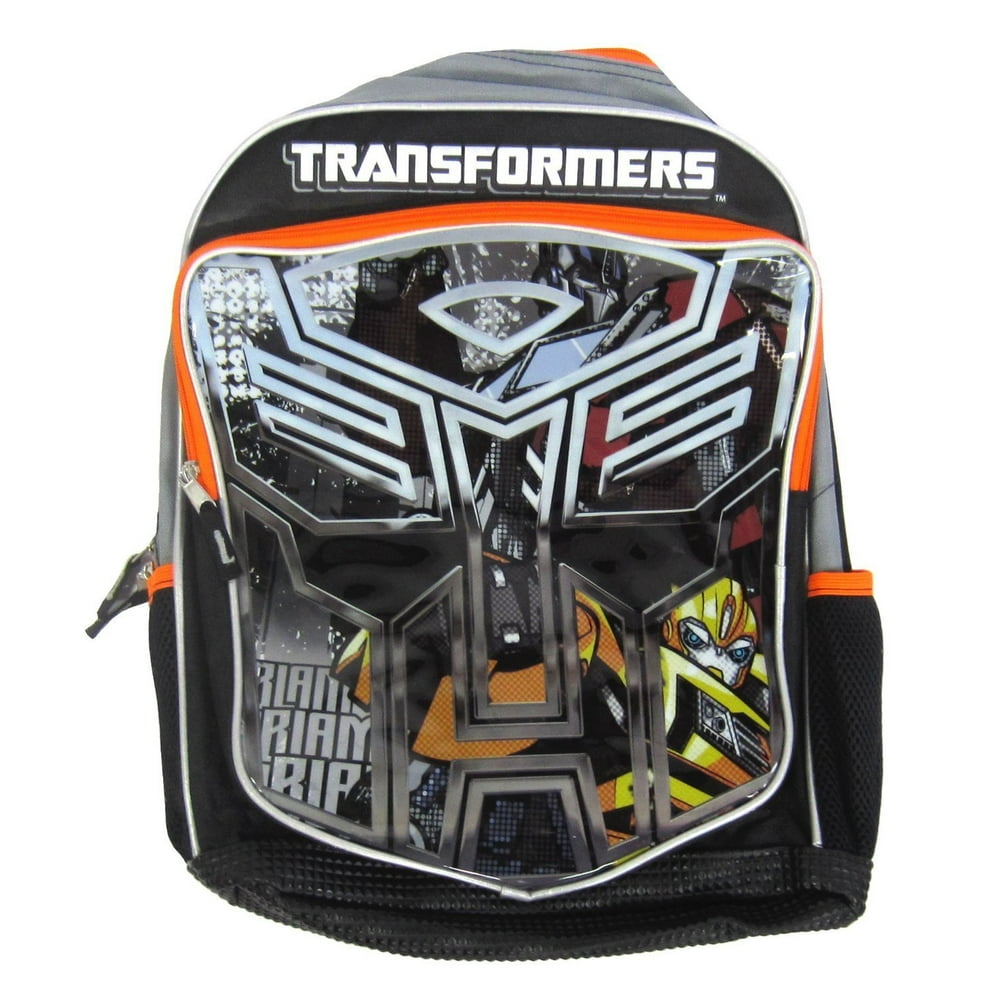 Transformers Backpack Bumblebee Optimus Prime Boys New 084251