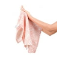 thumbnail image 2 of Fourthline World's First Banana Floral Hand Towel Set of 2, Antimicrobial Towels, Super Soft, Ultra Absorbent, Quick Dry for Gym, Travel, School, Kitchen, Coral, 2 of 4