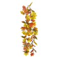 thumbnail image 1 of Artificial Maple Garland Home Front Door Wall Simulation Leaves Vine Decoration Holiday Ornament, 1 of 9