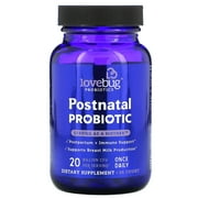 LoveBug Probiotics Labor of Love Postnatal Probiotics, 30 Capsules