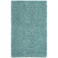 thumbnail image 7 of Unique Loom Davos Shag Collection Area Rug - Solid (3' 1" x 5' 3" Rectangle Aqua), 7 of 7
