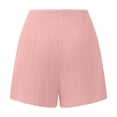 thumbnail image 6 of Xucatan Womens 5 Inch Shorts, Solid Elastic Waist Casual Bottoms, Pocket Pull On Short Pants, Summer Relaxed Fit Shorts Gift, 6 of 6