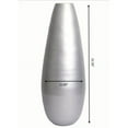 thumbnail image 2 of 31.5" Spun Bamboo Modern Tall Floor Vase, Silver Metallic, 2 of 4