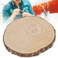 thumbnail image 6 of Wood Circles Irregular Unfinished Wood Circles Easy To Carve Natural Pine Wood Unfinished Wood Slices Wood Slices With Bark  For Pyrograph 22.5x23cm/8.9x9.1in, 6 of 8