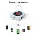 thumbnail image 4 of DVD Player VCD Player CD Music Player Bluetooth 5.0 Built-in Speaker ,Portable, 4 of 5