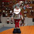 thumbnail image 4 of Christmas Plush Toy Long Leg Sitting Santa Claus Snowman Sitting Doll 26s, 4 of 5