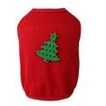 thumbnail image 1 of Mightlink Pet Christmas Vest Cartoon Christmas Elements Soft Washable Breathable Sleeveless Round Neck Christmas Tree Warm Dog Vest Pet Clothes, 1 of 6