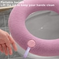thumbnail image 6 of Toilet Seat Cushion, Polyester Fiber, Heated Pad, Warm Bathroom Cover, Washable & Portable, Easy Ll Handle, Travel Toilet Mat, Topliu, 6 of 9