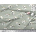 thumbnail image 3 of Soimoi Moss Georgette Fabric Labrador Dog Print Fabric by Yard 42 Inch Wide, 3 of 3