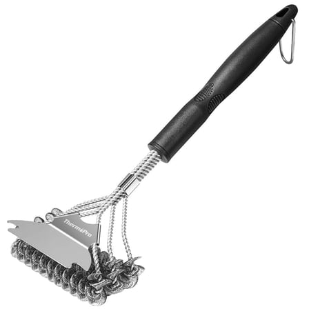 ThermoPro Grill Brush and Scraper Bristle Free, Safe BBQ Brush for Grill, Stainless Grill Grate Cleaner