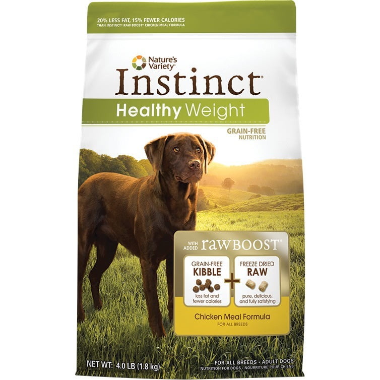 instinct raw boost healthy weight dog food