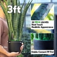 thumbnail image 2 of WORTH 3ft 2 Pack Artificial Plants Indoor Snake Plant with Black Planter Faux Plants Indoor, Fake Outdoor Plant Bathroom Living Room Corner Home Decoratio, 2 of 5