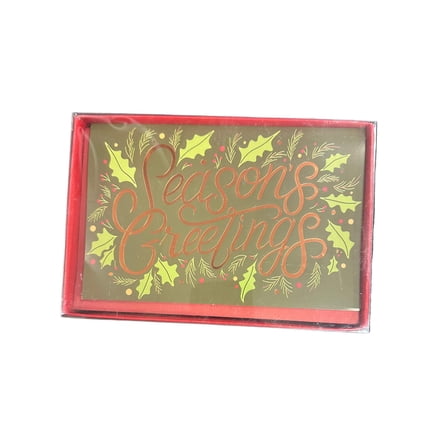 Seasons Greetings Cards 10 Sets