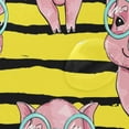 thumbnail image 4 of Cute Little Pig Shower Curtain Waterproof Washable Bathroom Shower Curtain Polyester Cloth Fabric Bathroom Decor Set with 12 Hooks, 60x72 inches, 4 of 6