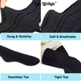 thumbnail image 5 of Lian LifeStyle Big Girl's Women's 3 Pairs Fashion Thigh High Cotton Socks JMYP1025 Size L/XL(Black), 5 of 6