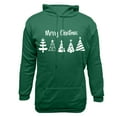 thumbnail image 5 of EchfiProm Mens Merry Christmas Hoodies with Pockets Graphic Pullover Hooded Xmas Green Sweatshirt for Men Winter L, 5 of 5