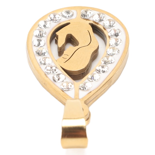 Colgante De La Virgen María, Chapado En Oro, Collar Con Colgante Ovalado De La Virgen María De Guadalupe, Color Exquisito, Estilo Gota De Agua, Colgante De Madre De Dios De Acero