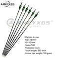 thumbnail image 4 of JUNXING F179 56 inch Recurve Bow Full Kit 30-50 lbs Takedown Target Bow Set for Adult Archery Hunting(BLACK), 4 of 8
