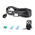 thumbnail image 1 of LED Light Bar Wiring Harness Kit, 2 Leads Wireless Remote Control Wiring Harness Kit 18AWG Core Cable Wiring Harness Kit for Car Fog Lights Work Driving Lights Bar Fit 1 Light, 1 of 6