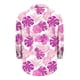 thumbnail image 3 of Camisas de cuello de la tripulación de manga corta para las mujeres hawaiana impreso cuello acampanado blusa casual suave verano playa top, 3 of 6